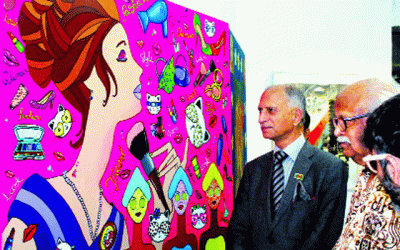 ক্যানভাসে তরুণ শিল্পীদের সাহসী আঁচড়