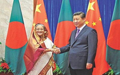 বৈঠকে বসেছেন হাসিনা-জিনপিং