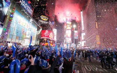 নতুন বছরকে স্বাগত জানাতে টাইমস স্কোয়ারে ১৫ লক্ষাধিক আমেরিকান
