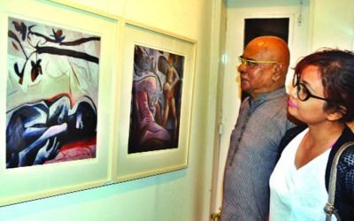 শিল্পাঙ্গনে দুই ভারতীয় শিল্পীর ছাপচিত্র প্রদর্শনী