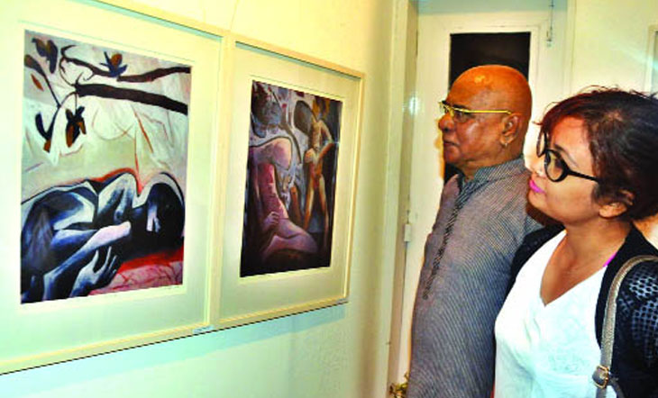 শিল্পাঙ্গনে দুই ভারতীয় শিল্পীর ছাপচিত্র প্রদর্শনী