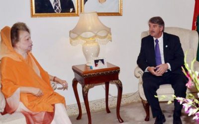 খালেদা জিয়ার সাথে নরওয়ে সংসদীয় প্রতিনিধি দলের বৈঠক