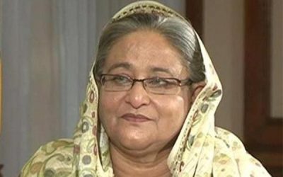 প্রধানমন্ত্রী সুনামগঞ্জ পৌঁছেছেন