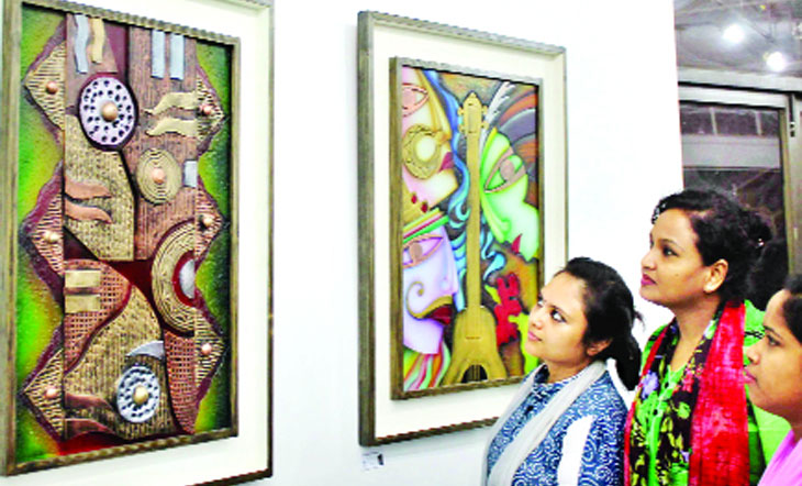 জয়নুল গ্যালারিতে ’৮৭’র শিক্ষার্থীদের চিত্র প্রদর্শনী