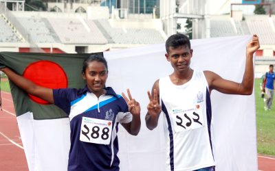 দেশের দ্রুততম মানব-মানবী মেজবাহ ও শিরিন