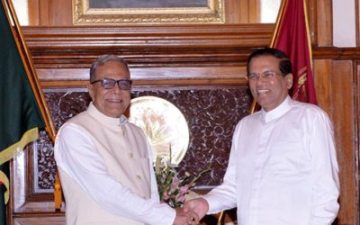 বাংলাদেশ-শ্রীলঙ্কার বাণিজ্য সম্প্রসারণে যথেষ্ট সম্ভাবনা : রাষ্ট্রপতি