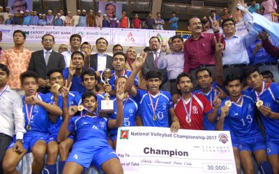 জাতীয় ভলিবল ফাইনালে আনসার ও  পিডিবি‘র শিরোপা