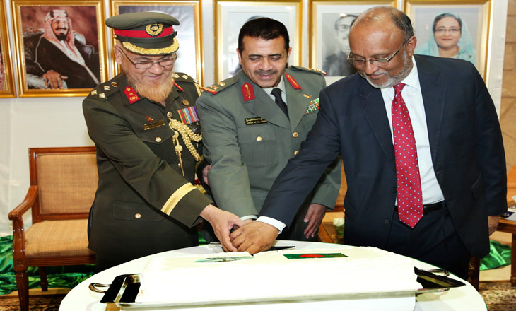 সৌদি আরবের রিয়াদে সশস্ত্র বাহিনী দিবস পালন