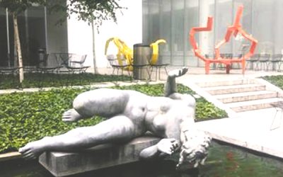 নিউইয়র্কের মিউজিয়ামে আধুনিক শিল্পকলা