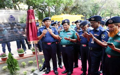 পুলিশের ডিজিটাল কার পার্কিং উদ্বোধন