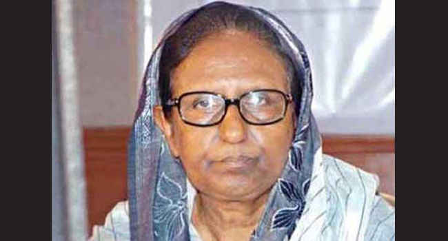 সাহারা খাতুনের দাফন সম্পন্ন