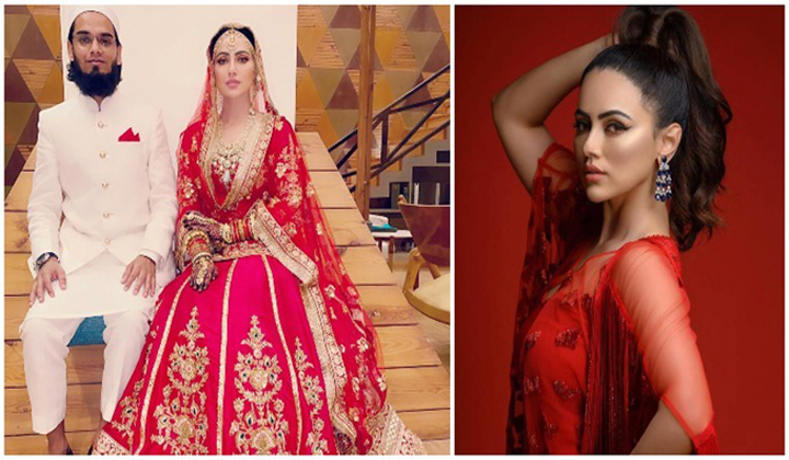 মুফতি আনাসের সঙ্গে যেভাবে পরিচয় সানা খানের