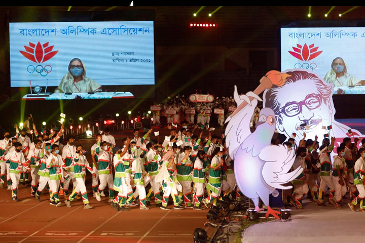 বঙ্গবন্ধু বাংলাদেশ গেমসের উদ্বোধন করলেন প্রধানমন্ত্রী
