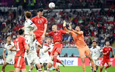 যুক্তরাষ্ট্রের সঙ্গে ১-১ গোলে ড্র করেছে ওয়েলস