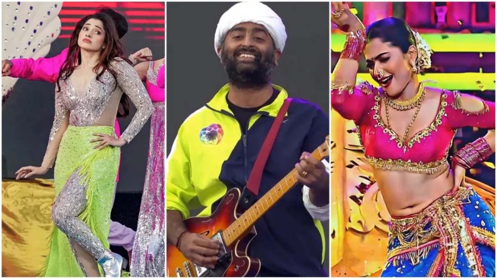 অরিজিৎ ,তামান্না ও রাশ্মিকা মাতালেন আইপিএলের মঞ্চ