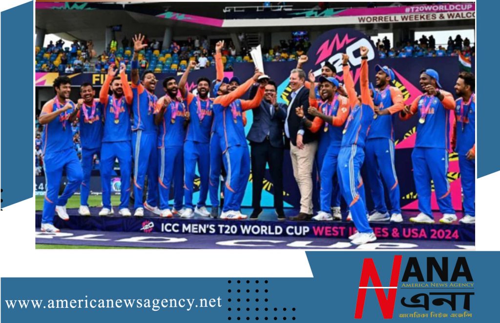 দক্ষিণ আফ্রিকাকে হারিয়ে ভারতের শিরোপা উৎসব