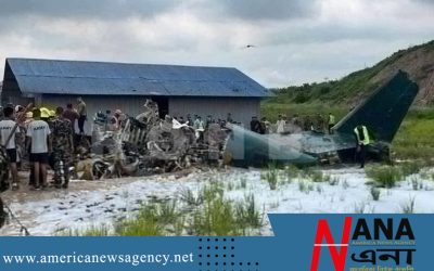নেপালে ত্রিভুবন বিমানবন্দরে বিমান বিধ্বস্ত