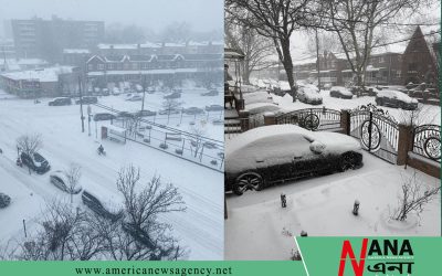 ভয়াবহ শীতকালীন ঝড়ে বিপর্যস্ত যুক্তরাষ্ট্র, বাতিল ১৩ হাজার ফ্লাইট